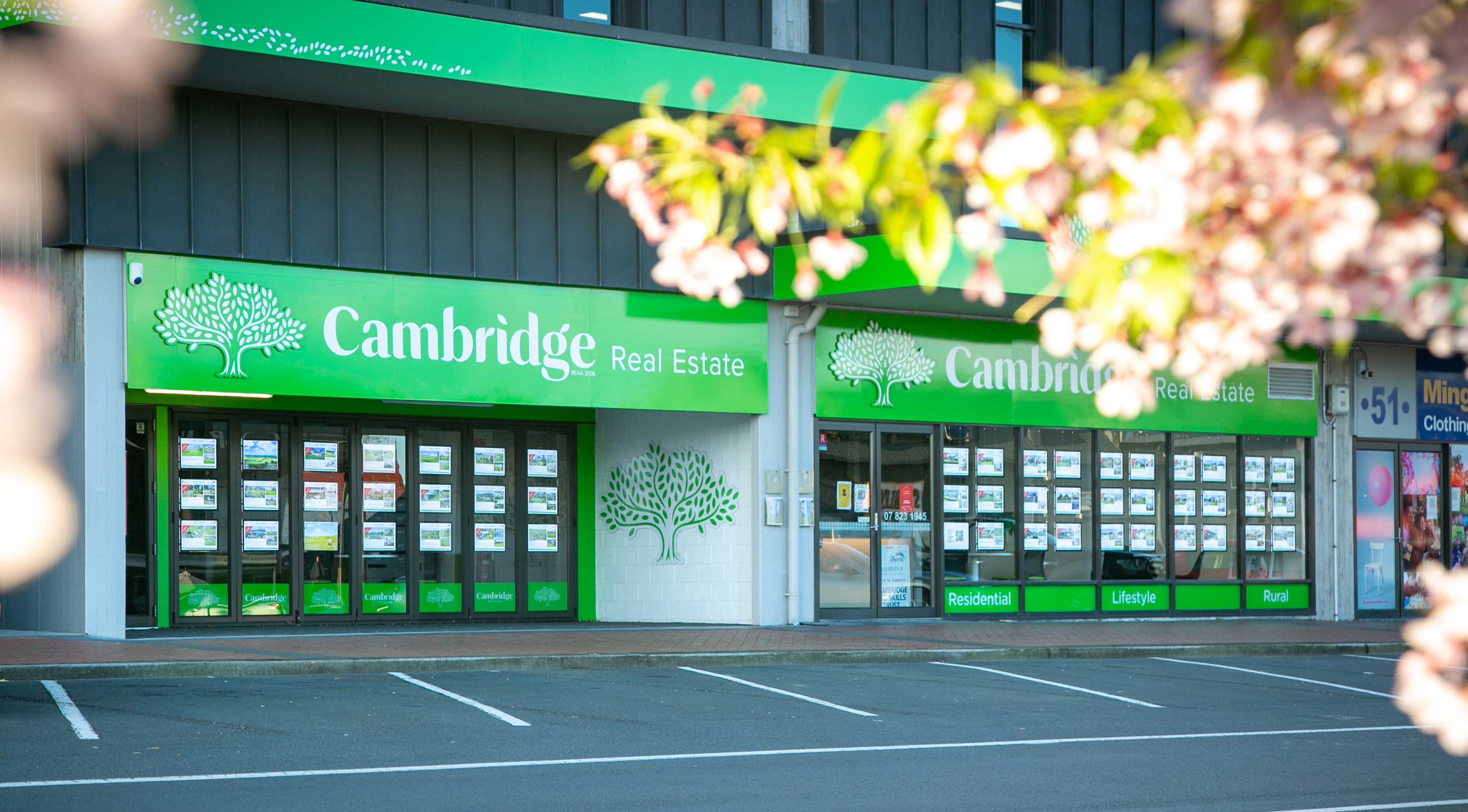 The Cambridge Real Estate office on Alpha Street, Cambridge
